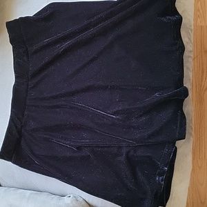 Velvet skater skirt